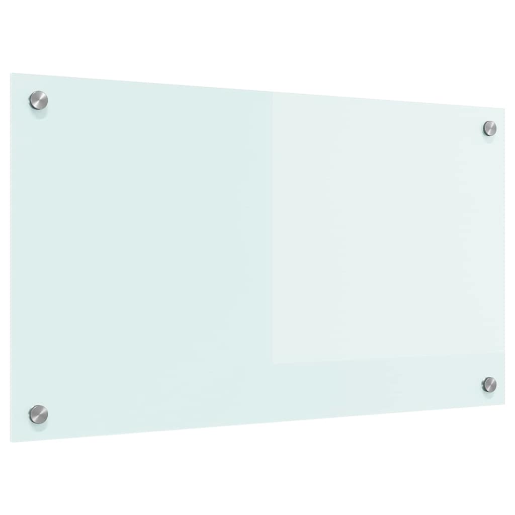 Vidaxx Küchenrückwand weiß 70 x 40 cm Hartglas