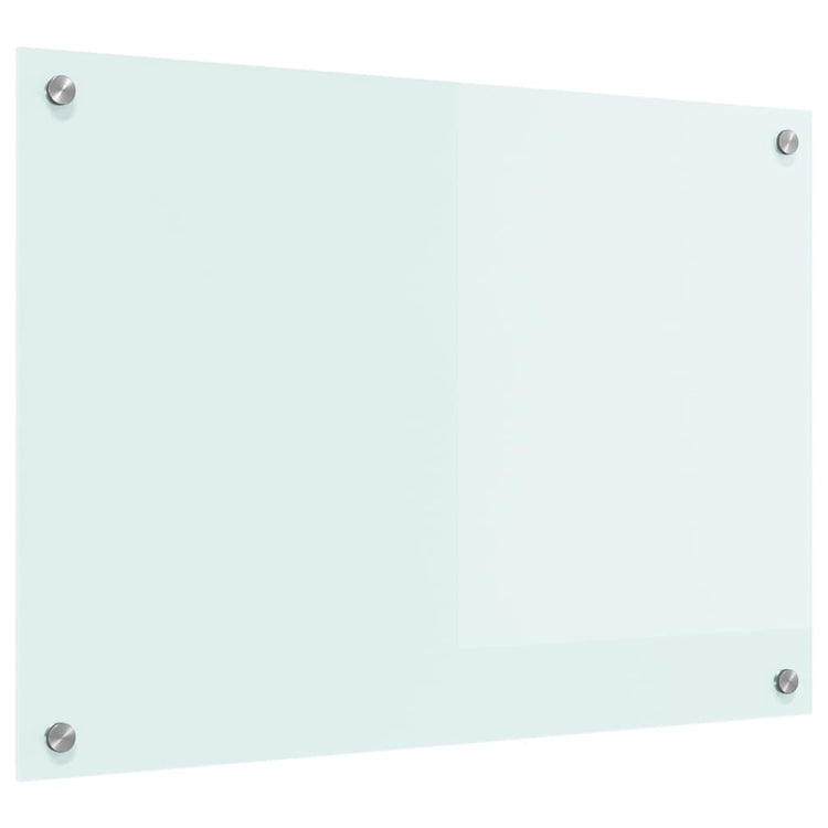 VidaXL Küchenrückwand Weiß 70 x 50 cm Hartglas