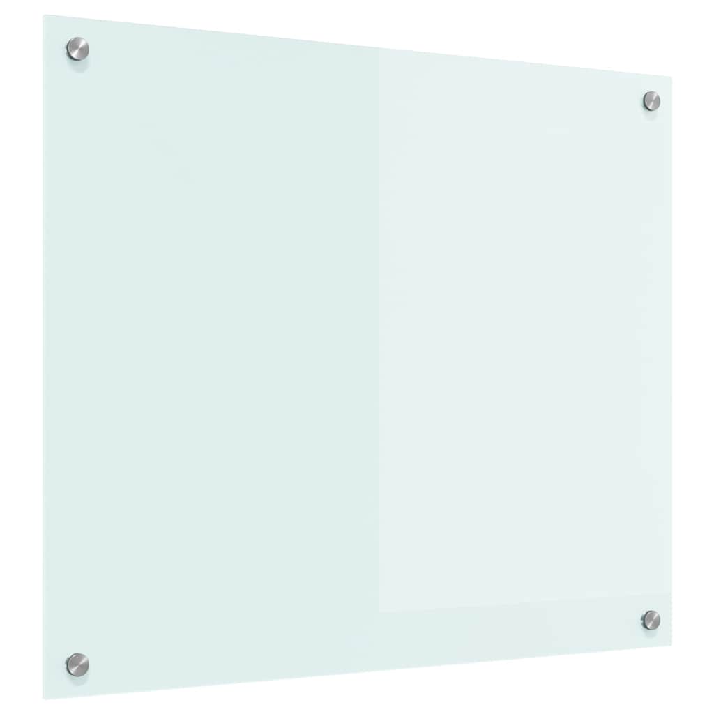 Vidaxx Küchenrückwand weiß 70 x 60 cm Hartglas