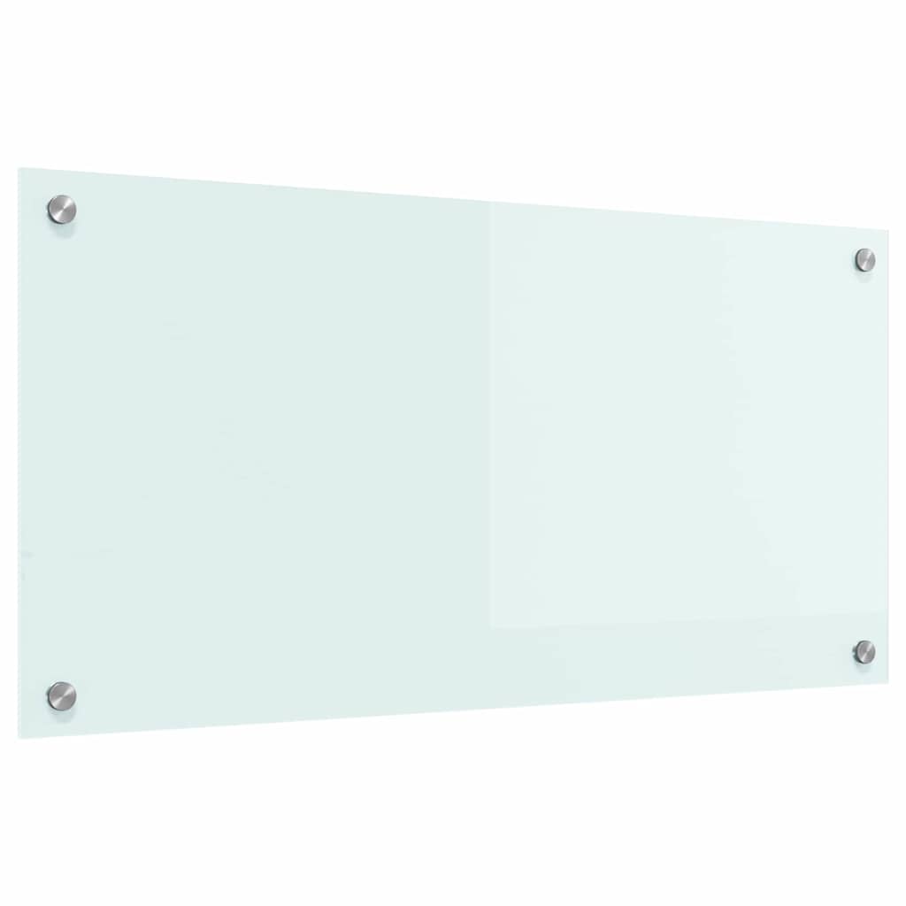 Vidaxx Küchenrückwand weiß 80 x 40 cm Hartglas