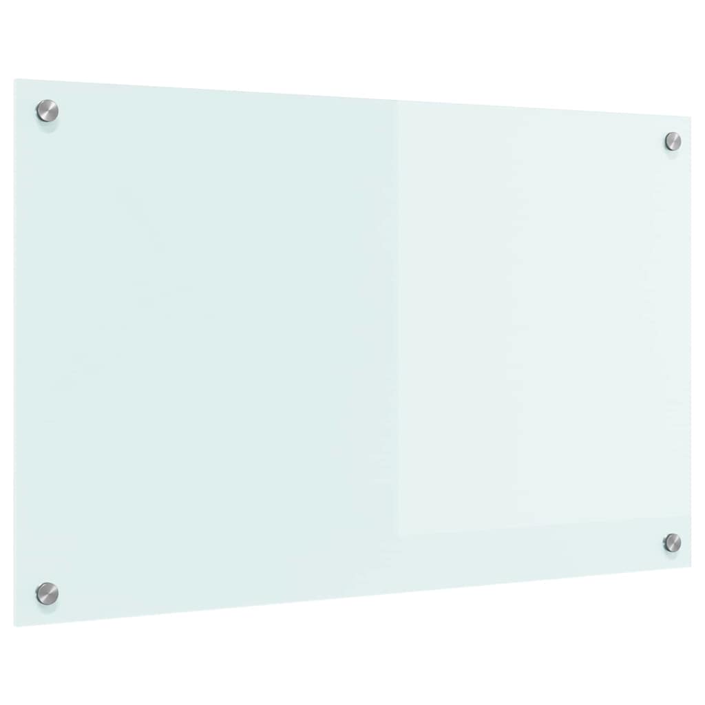 Vidaxx Küchenrückwand weiß 80 x 50 cm Hartglas