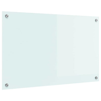 Vidaxx Küchenrückwand weiß 80 x 50 cm Hartglas