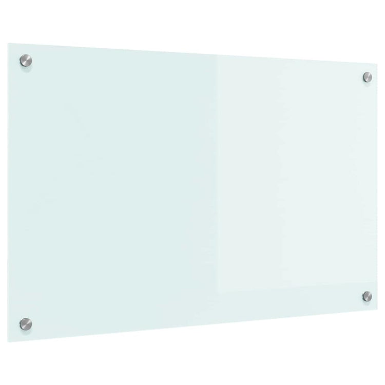 Vidaxx Küchenrückwand weiß 80 x 50 cm Hartglas