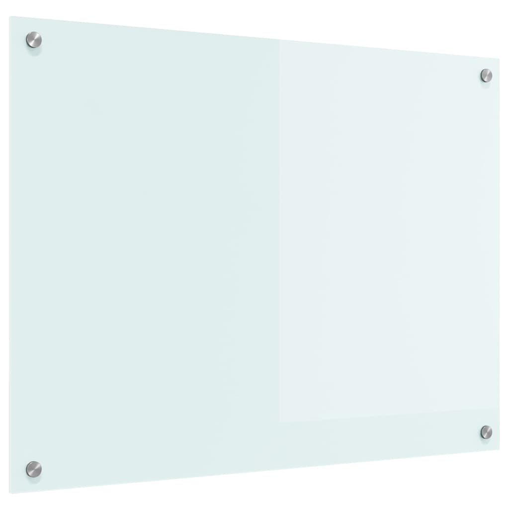 Vidaxx Küchenrückwand weiß 80 x 60 cm Hartglas