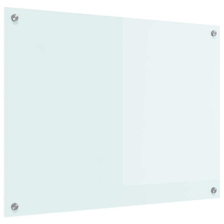 Vidaxx Küchenrückwand weiß 80 x 60 cm Hartglas