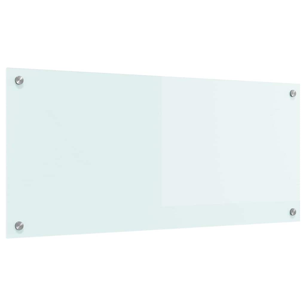 Vidaxx Küchenrückwand weiß 90 x 40 cm Hartglas