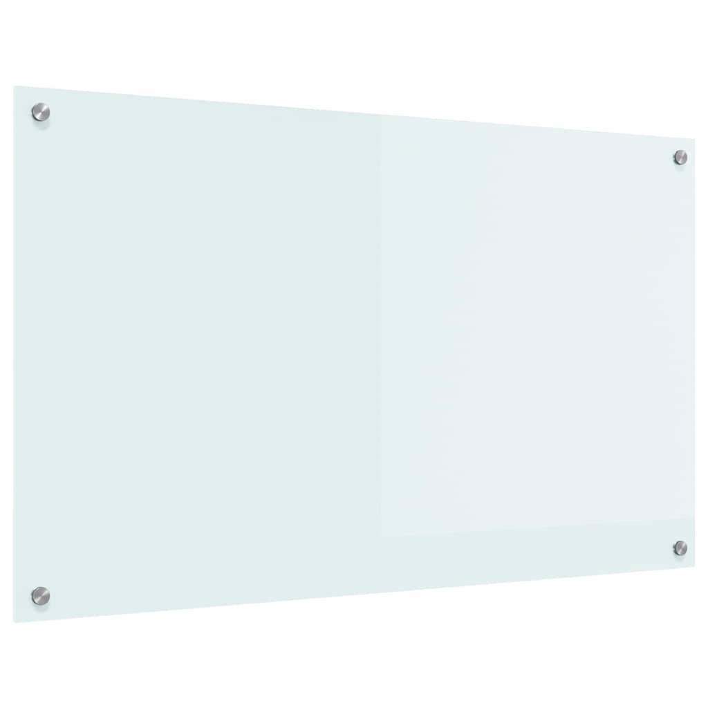 Vidaxx Küchenrückwand weiß 100 x 60 cm Hartglas