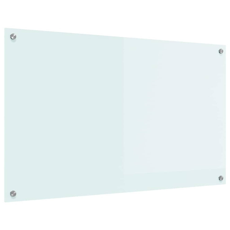 Vidaxx Küchenrückwand weiß 100 x 60 cm Hartglas