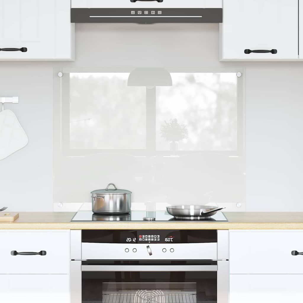 VidaXL Küchenrückwand transparent 80 x 60 cm Hartglas