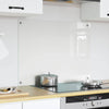 VidaXL Küchenrückwand transparent 80 x 60 cm Hartglas