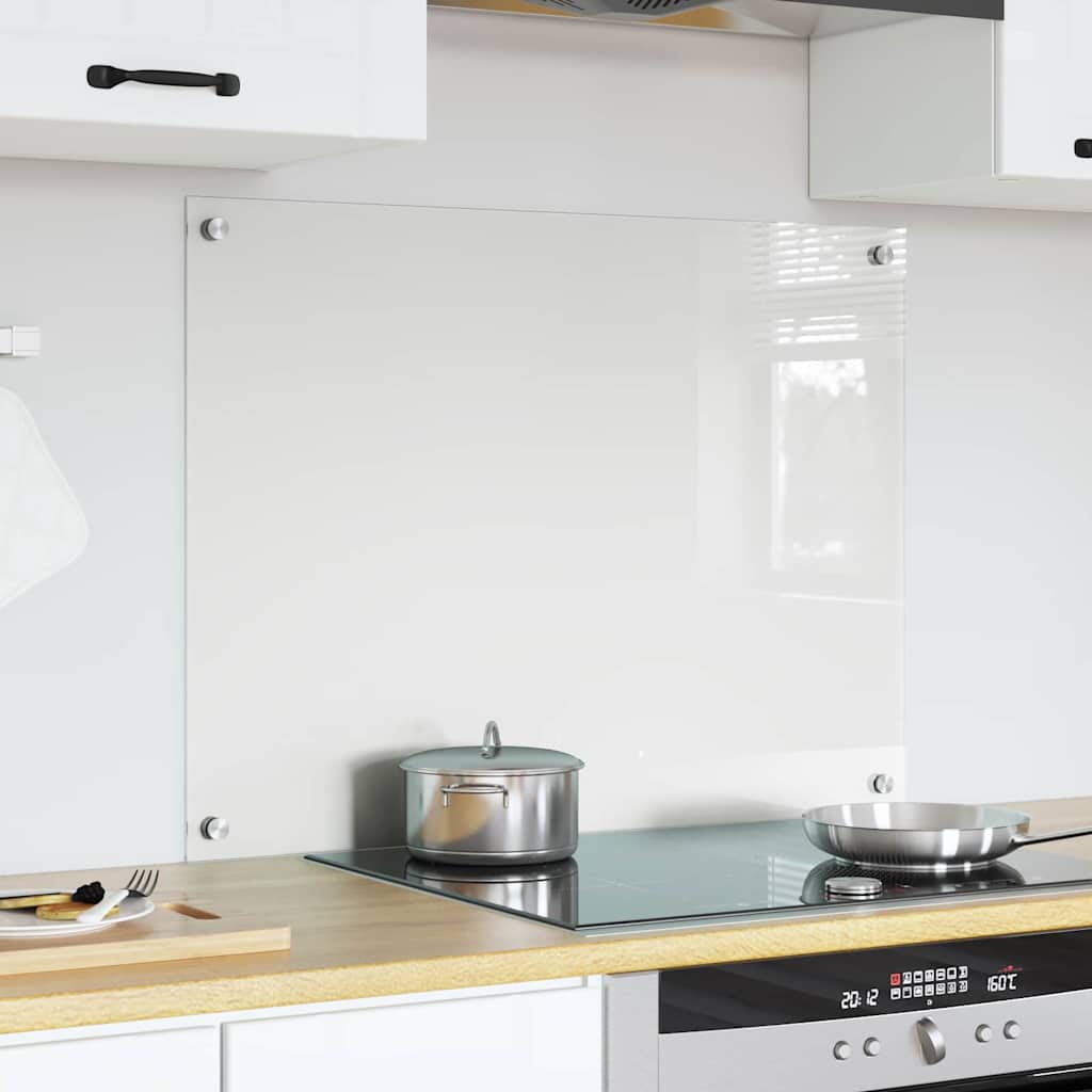 VidaXL Küchenrückwand transparent 80 x 60 cm Hartglas