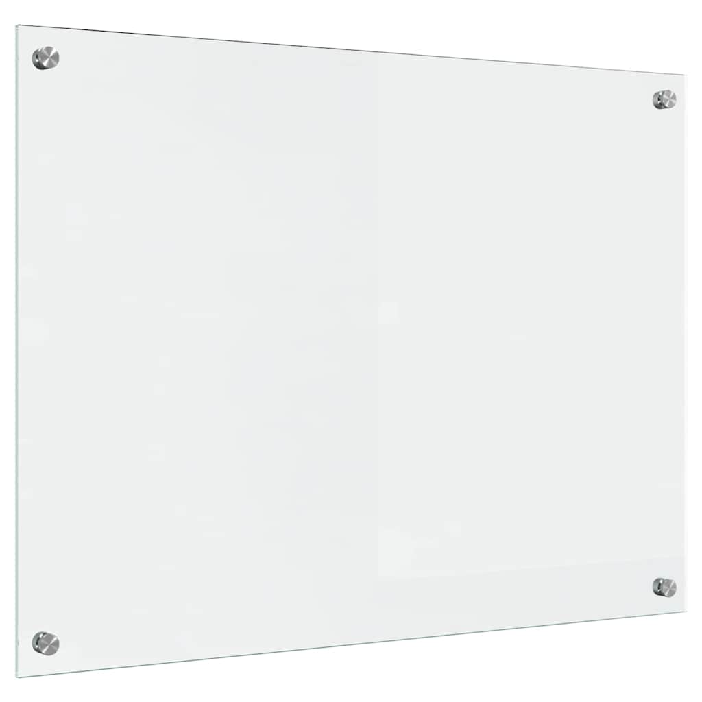 VidaXL Küchenrückwand transparent 80 x 60 cm Hartglas