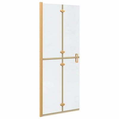 Vidaxx begehbare Duschwand Gold 90 x 6,5 x 190 cm