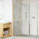 Vidaxx begehbare Duschwand Gold 90 x 6,5 x 190 cm