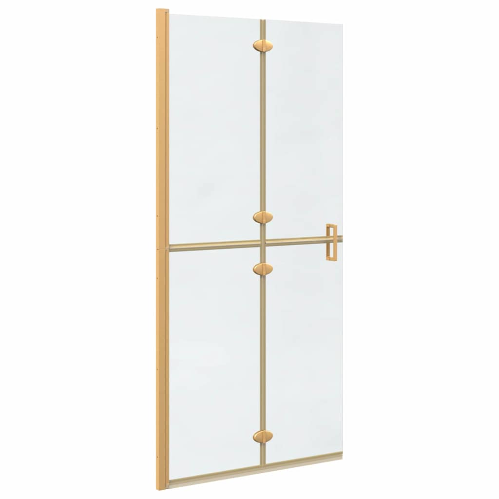 Vidaxx begehbare Duschwand Gold 90 x 6,5 x 190 cm
