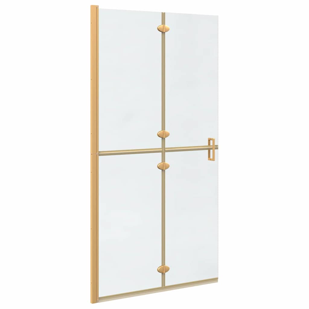Vidaxx begehbare Duschwand Gold 90 x 6,5 x 190 cm