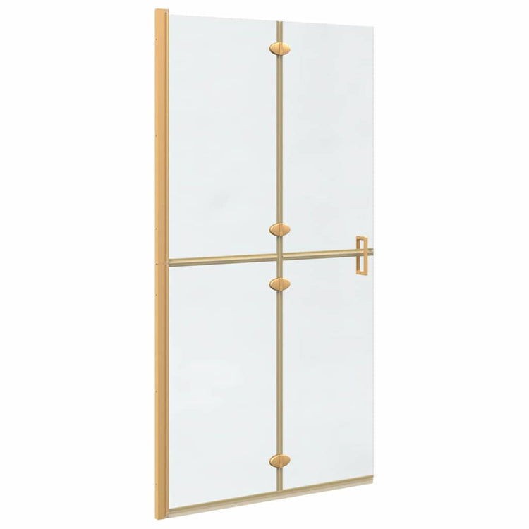 Vidaxx begehbare Duschwand Gold 90 x 6,5 x 190 cm