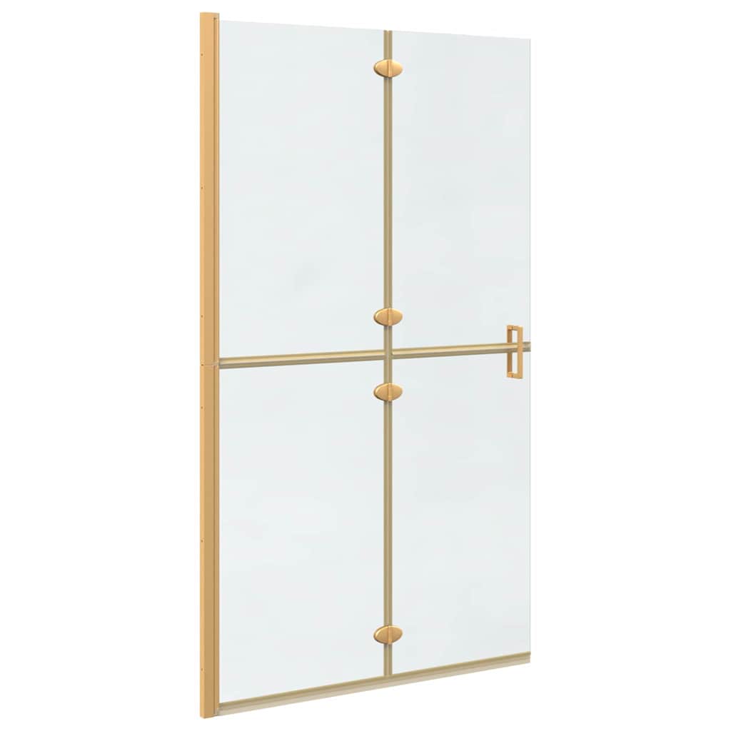Vidaxx begehbare Duschwand Gold 90 x 6,5 x 190 cm