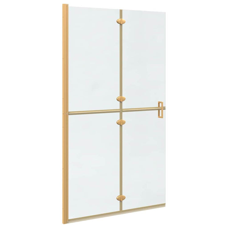 Vidaxx begehbare Duschwand Gold 90 x 6,5 x 190 cm