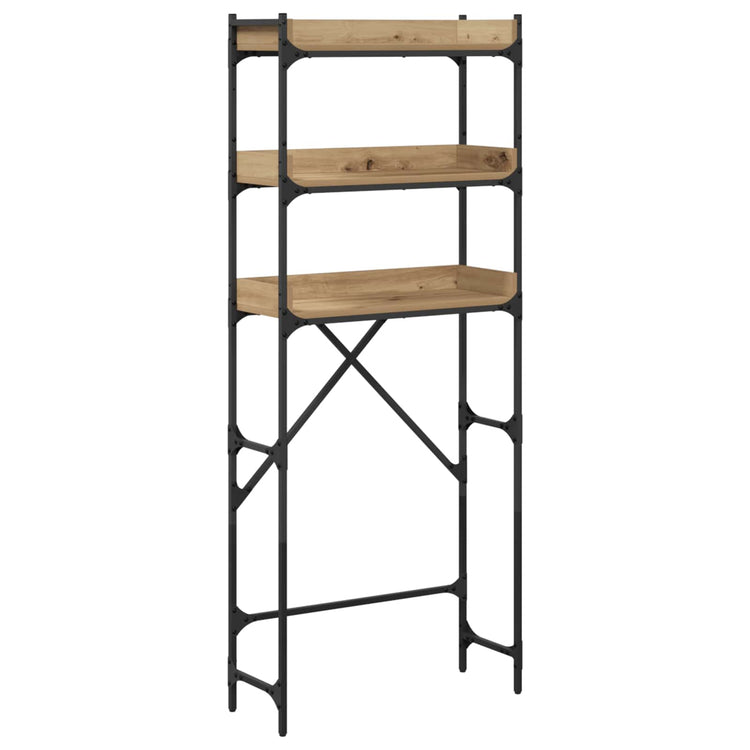 Vidaxx Waschmaschinenregal Artisan Oak 67 x 25 x 163 cm Holzwerkstoff