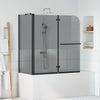 Vidaxx Faltduschabtrennung dunkeltransparent 120 x 67 x 129 cm
