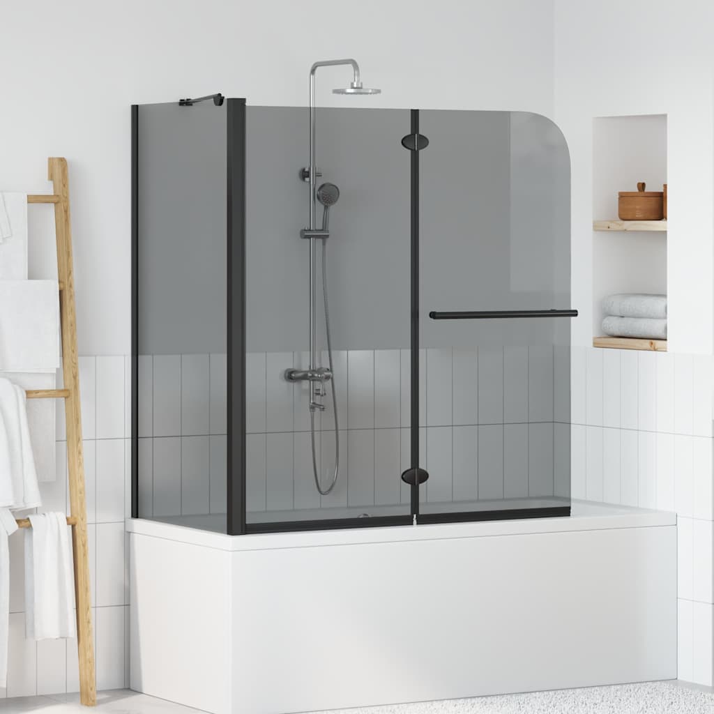 Vidaxx Faltduschabtrennung dunkeltransparent 120 x 67 x 129 cm