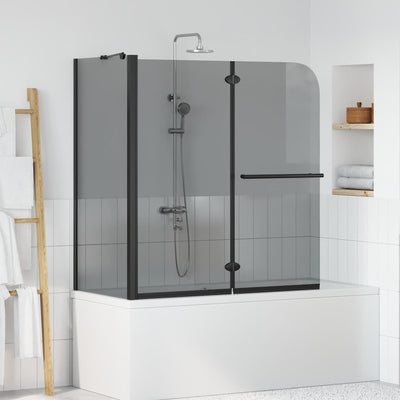 Vidaxx Faltduschabtrennung dunkeltransparent 120 x 67 x 129 cm
