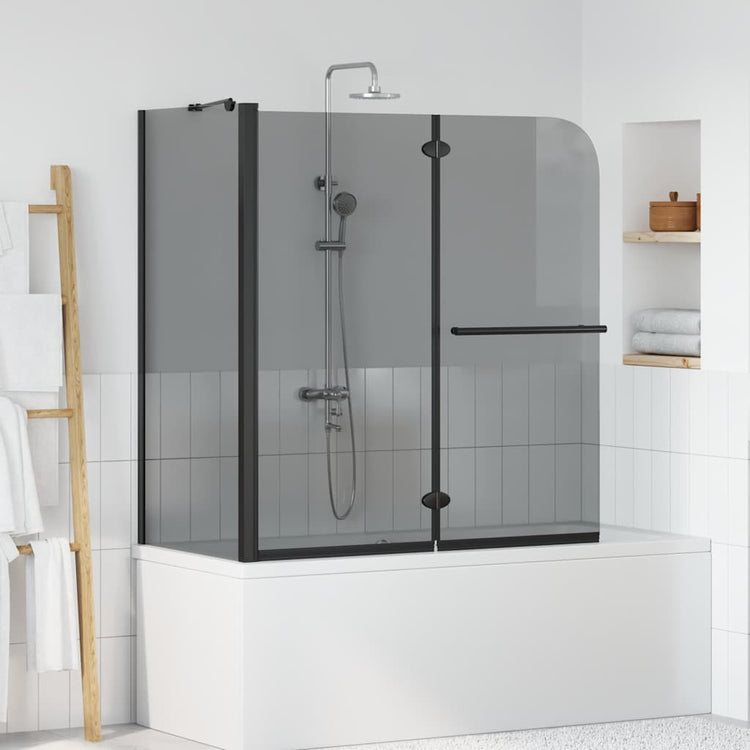 Vidaxx Faltduschabtrennung dunkeltransparent 120 x 67 x 129 cm