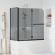 Vidaxx Faltduschabtrennung dunkeltransparent 120 x 67 x 129 cm