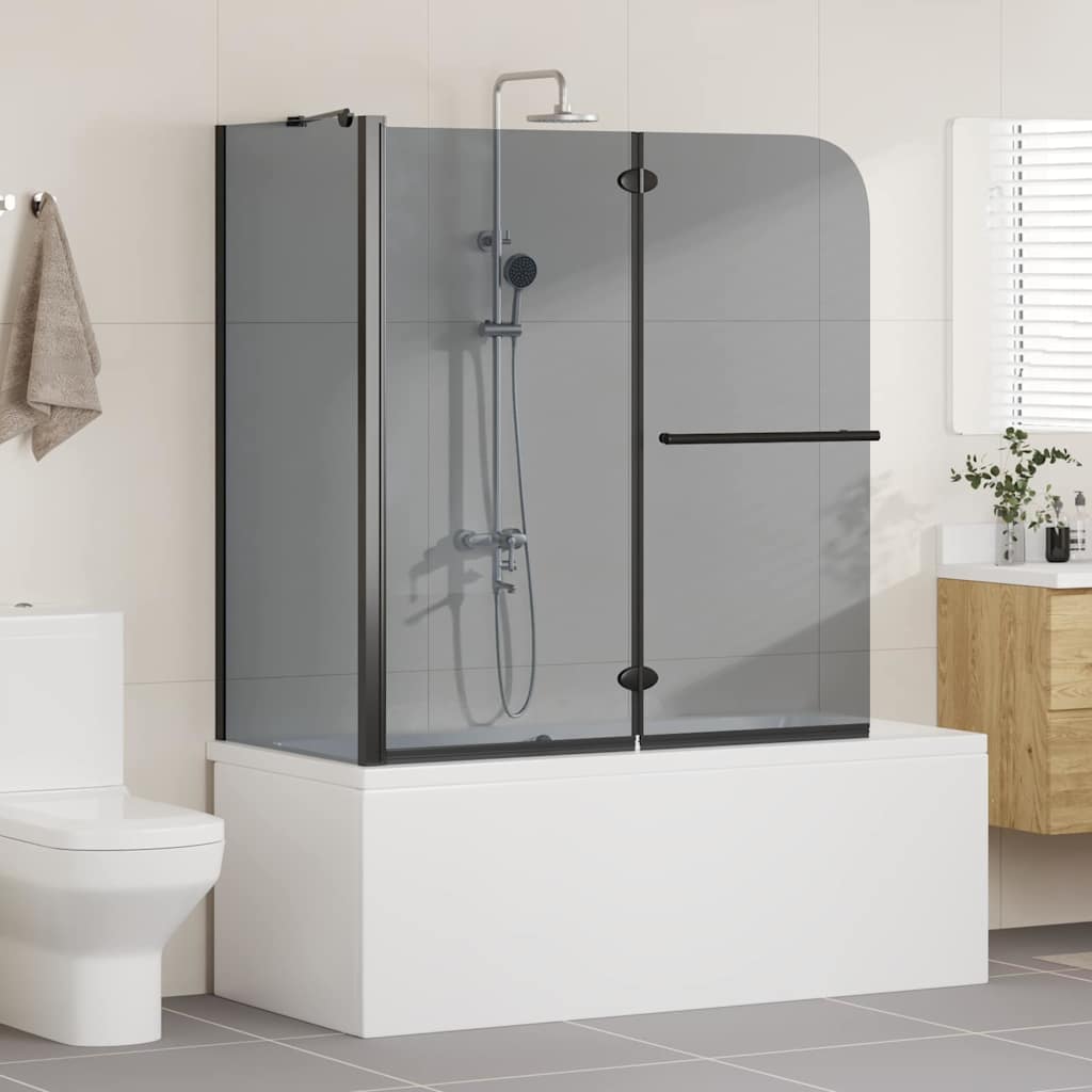 Vidaxx Faltduschabtrennung dunkeltransparent 120 x 67 x 129 cm