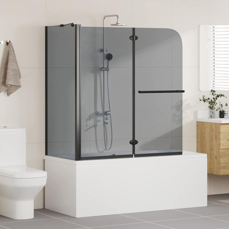 Vidaxx Faltduschabtrennung dunkeltransparent 120 x 67 x 129 cm