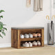 Vidaxl Schuhregal mit Ablage Altholz 75 x 35 x 45 cm verarbeitetes Holz