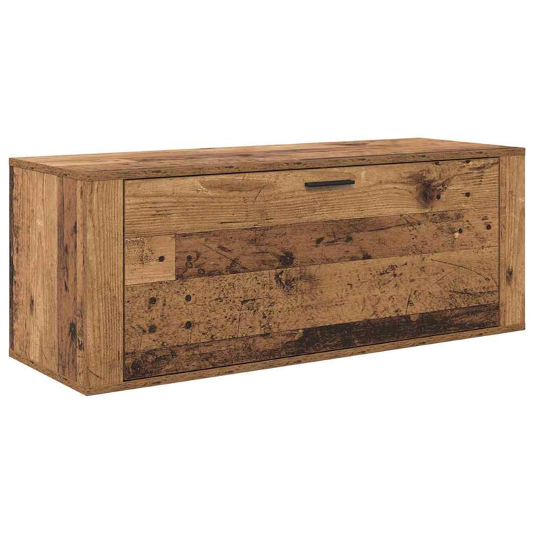 Vidaxx Schuhschrank mit Regal Altholz 100 x 35 x 38 cm verarbeitetes Holz