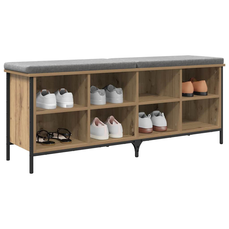 Vidaxx Schuhschrank mit Regal Artisan Eiche 131 x 35 x 50 cm