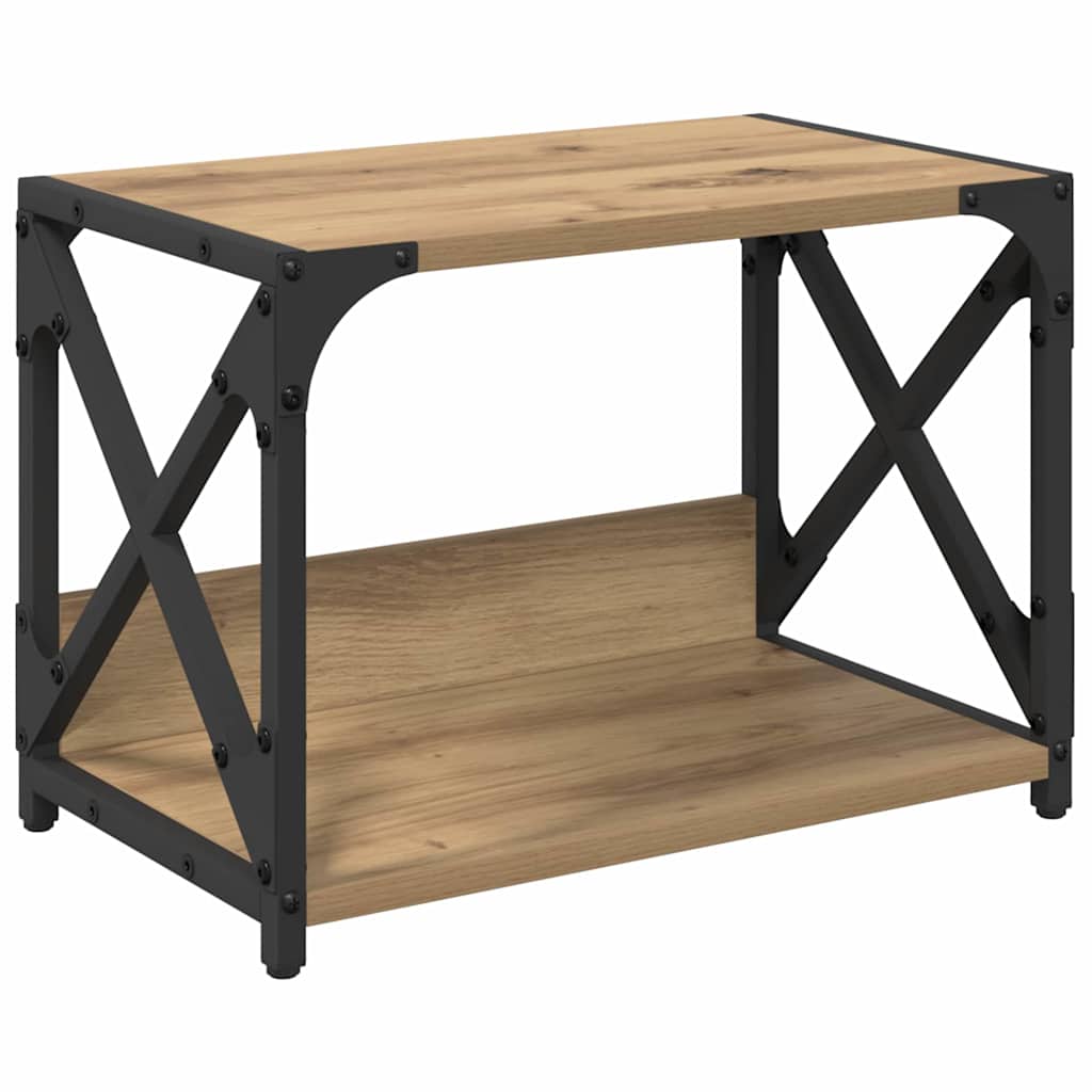 Vidaxxl Druckerständer Artisan Oak 44 x 26 x 31,5 cm Holzwerkstoff