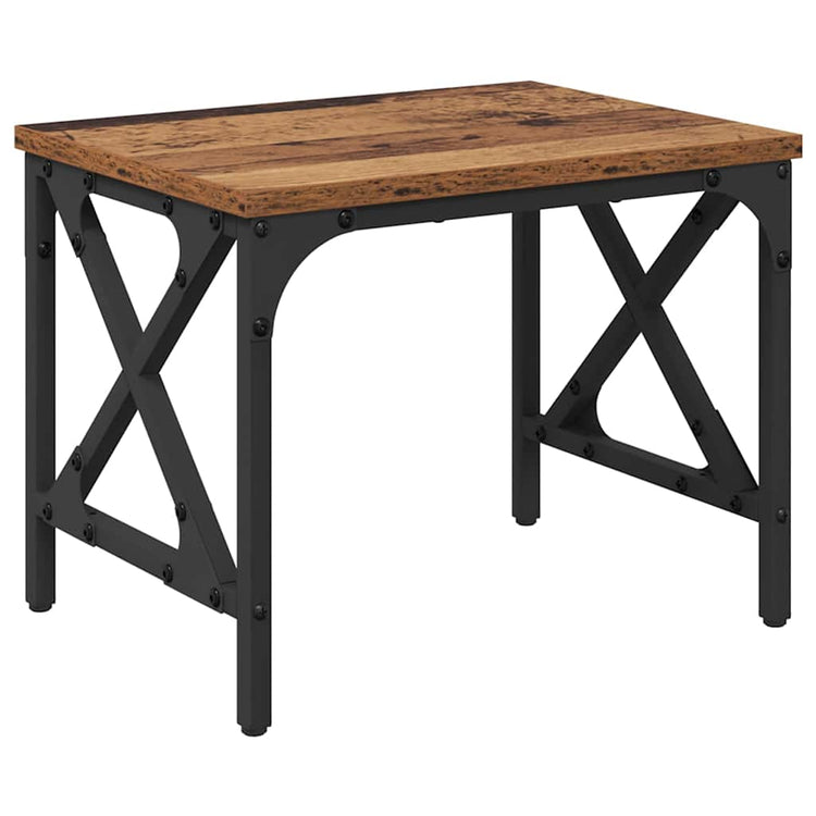 Vidaxxl Druckerständer verstellbar Altholz 40 x 30 x 31 cm verarbeitetes Holz