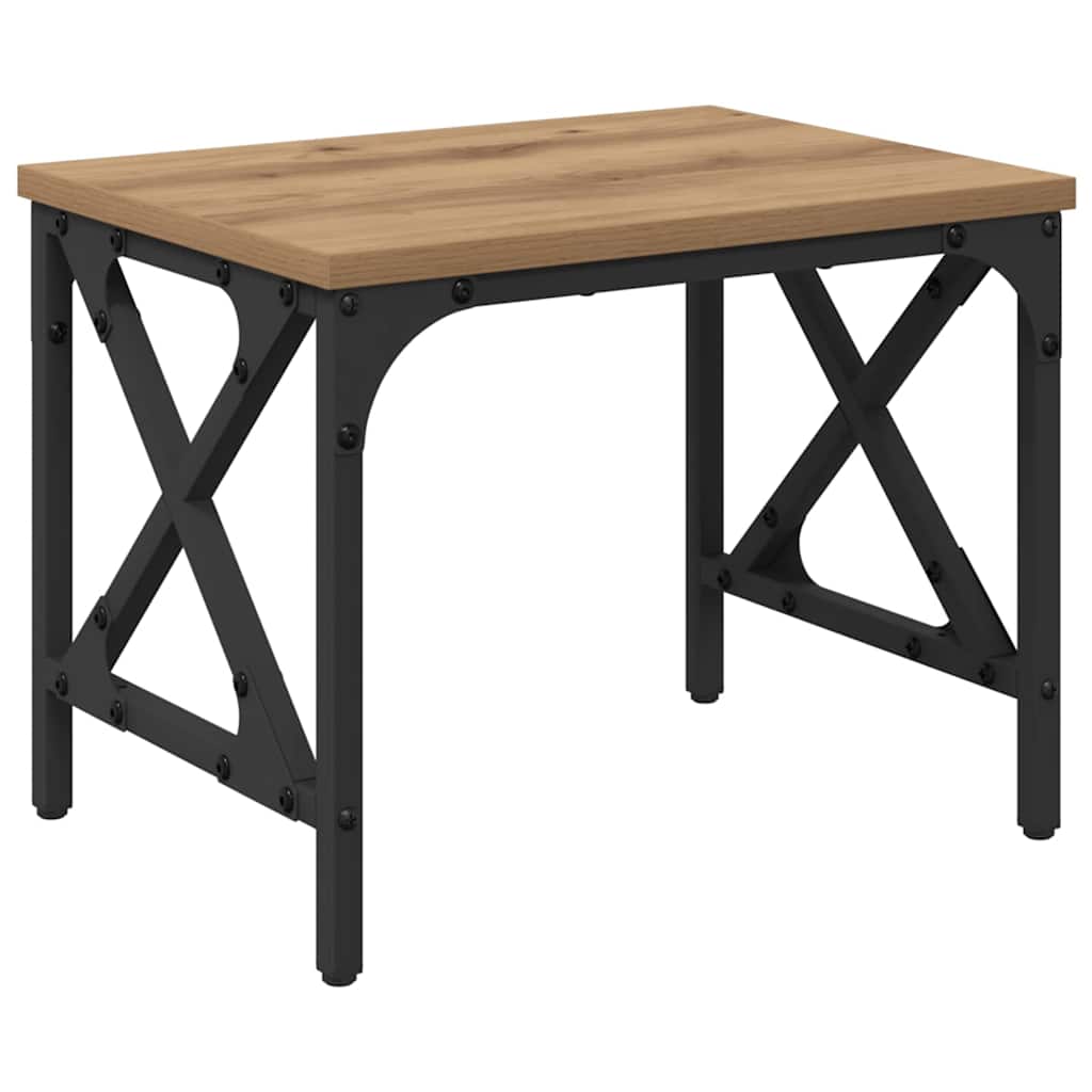 Vidaxxl Druckerständer Artisan Oak 40 x 30 x 31 cm Holzwerkstoff