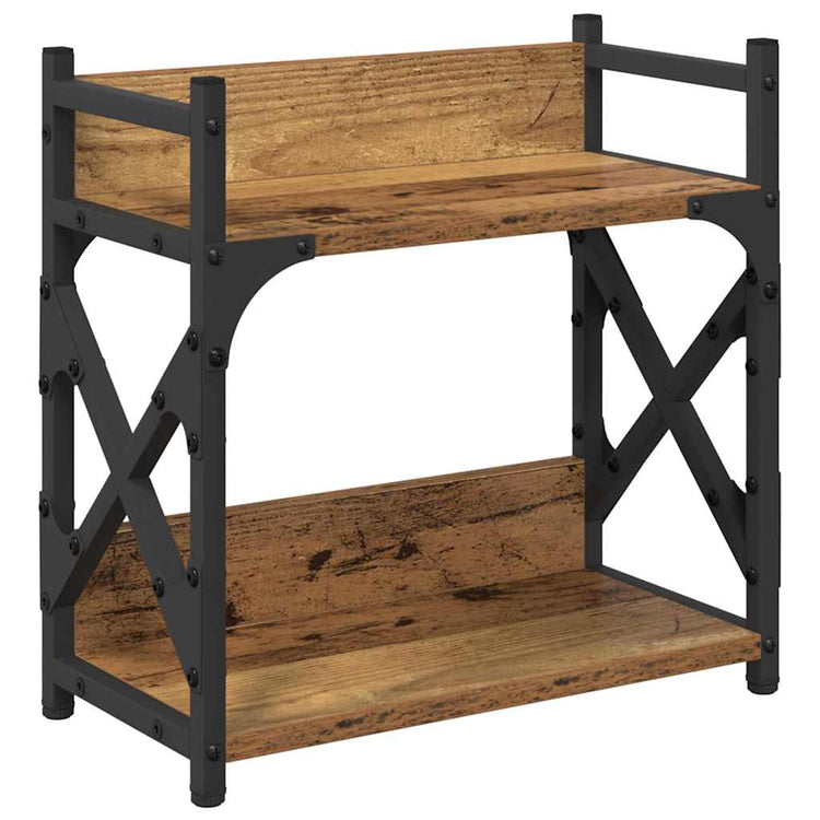 Vidaxxl Druckerständer Altholz 40 x 20 x 40 cm verarbeitetes Holz