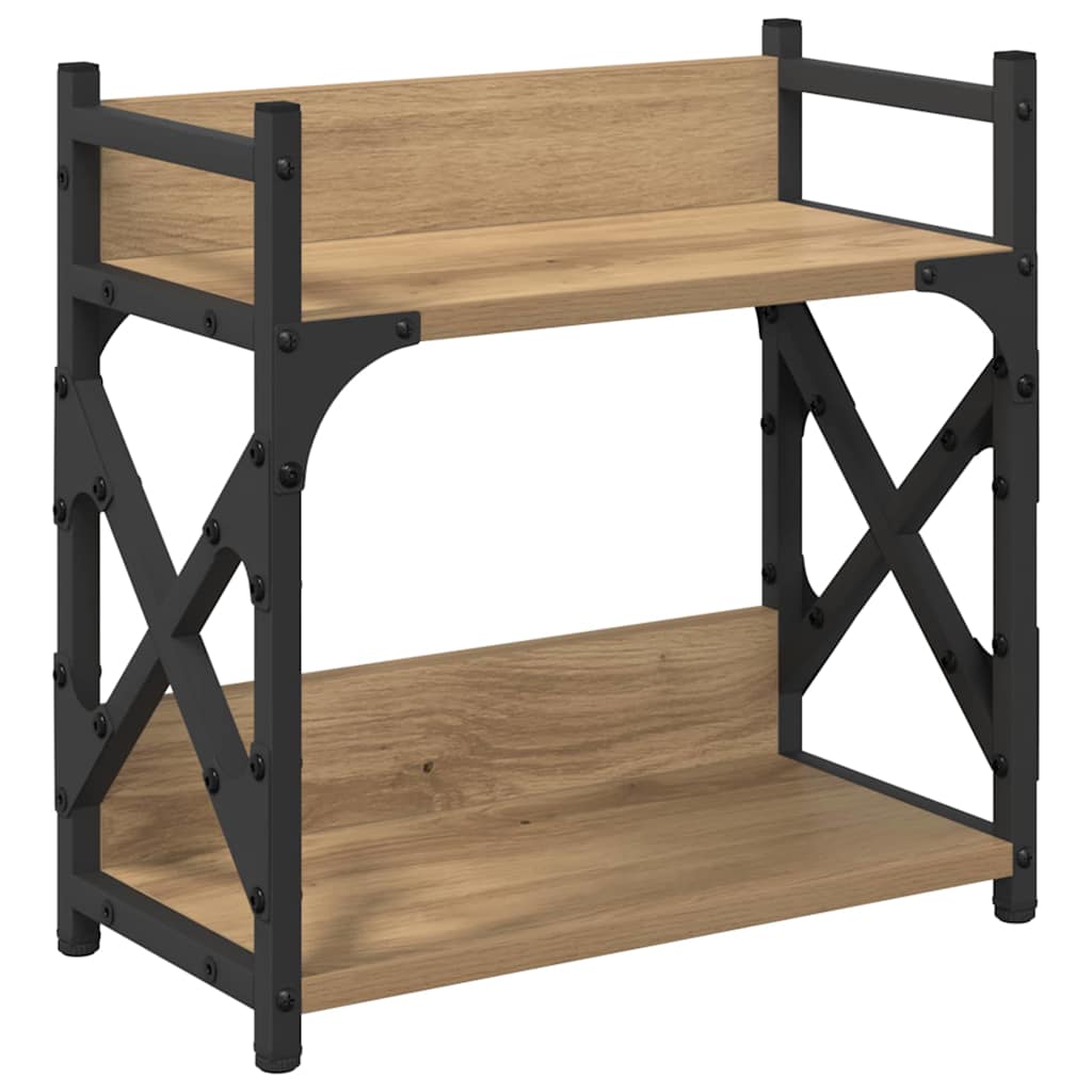 VidaXL Druckerständer Artisan Oak 40 x 20 x 40 cm Holzwerkstoff