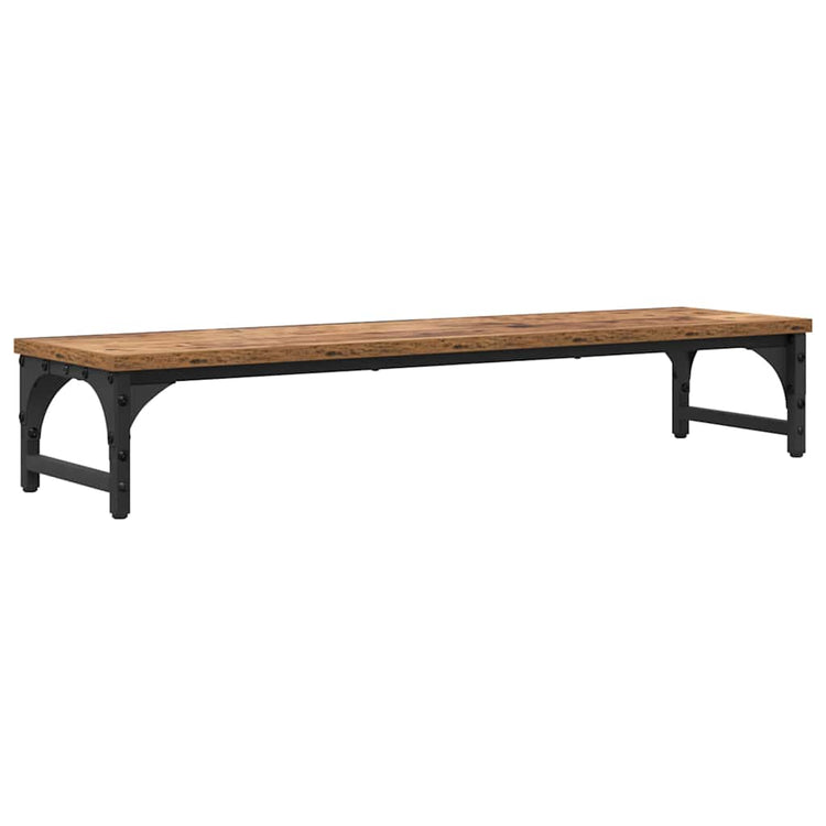 Vidaxxl Monitorständer Altholz 85 x 23 x 15,5 cm verarbeitetes Holz