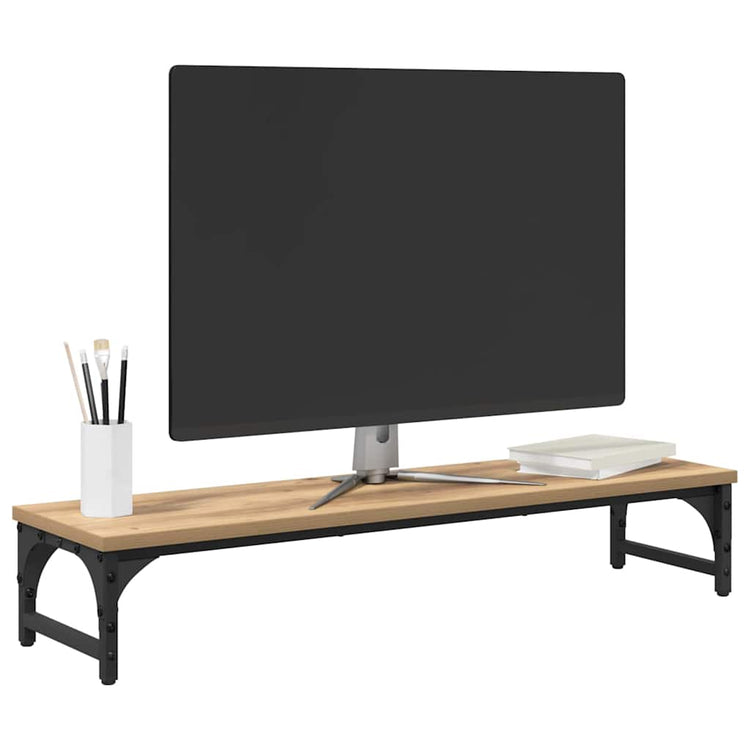 VidaXL Monitorständer Artisan Oak 85 x 23 x 15,5 cm Holzwerkstoff