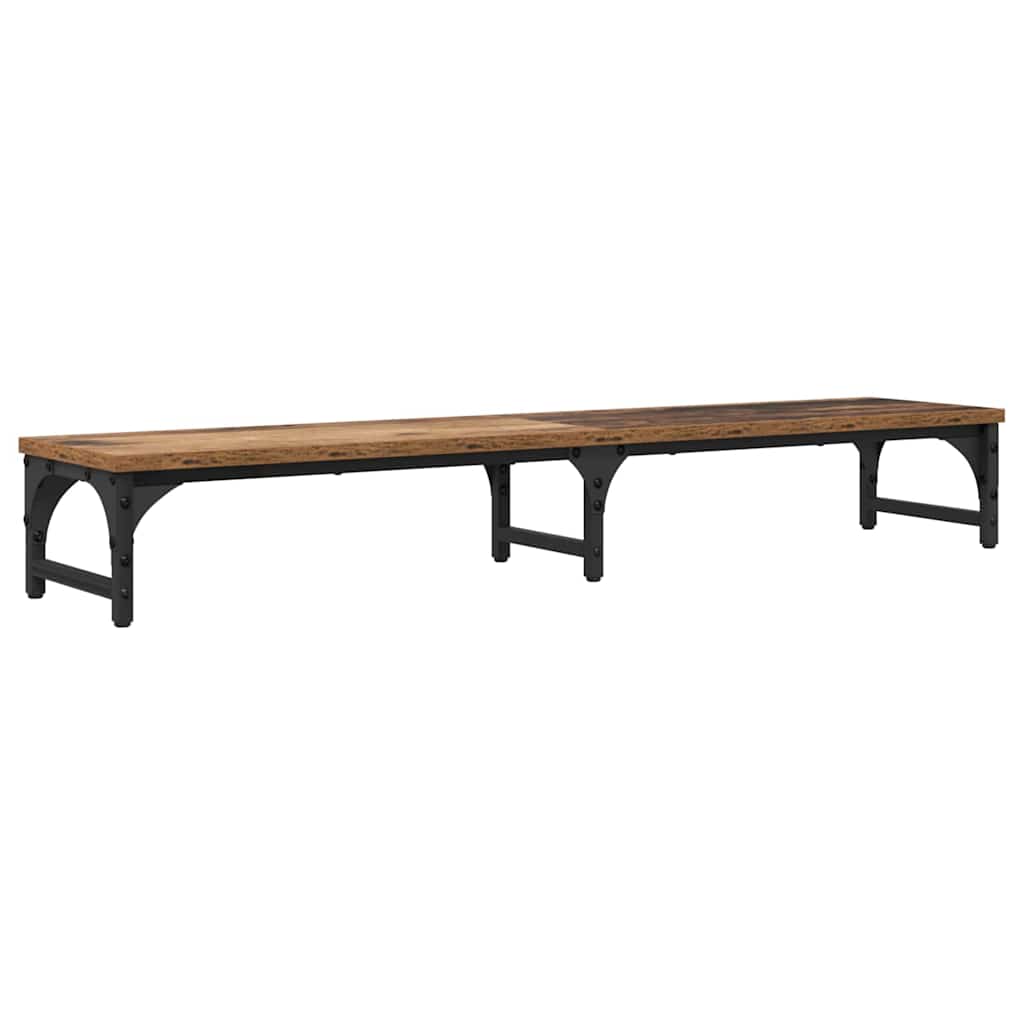 Vidaxxl Monitorständer Altholz 105 x 23 x 15,5 cm verarbeitetes Holz