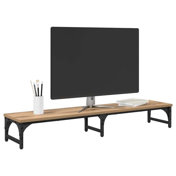 Vidaxxl Monitorständer Artisan Oak 105 x 23 x 15,5 cm Holzwerkstoff