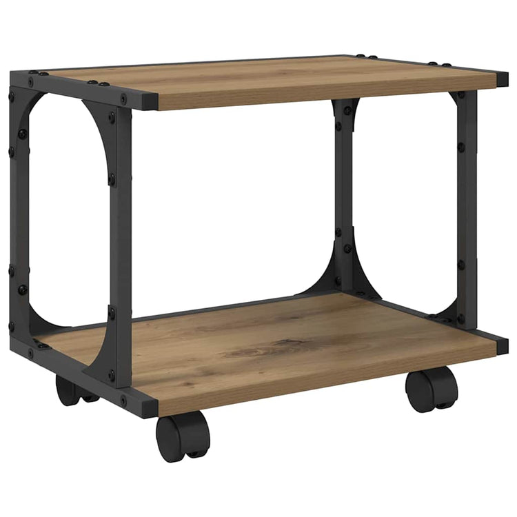 VidaXL Druckerständer Artisan Oak 41 x 28 x 33,5 cm Holzwerkstoff