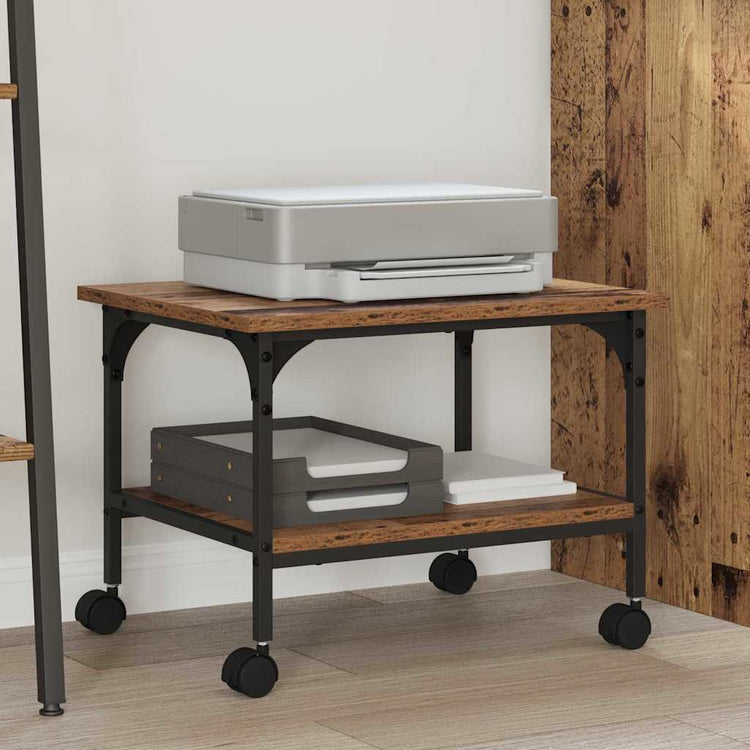 Vidaxxl printer stand old wood 50 x 40 x 38 cm processed wood