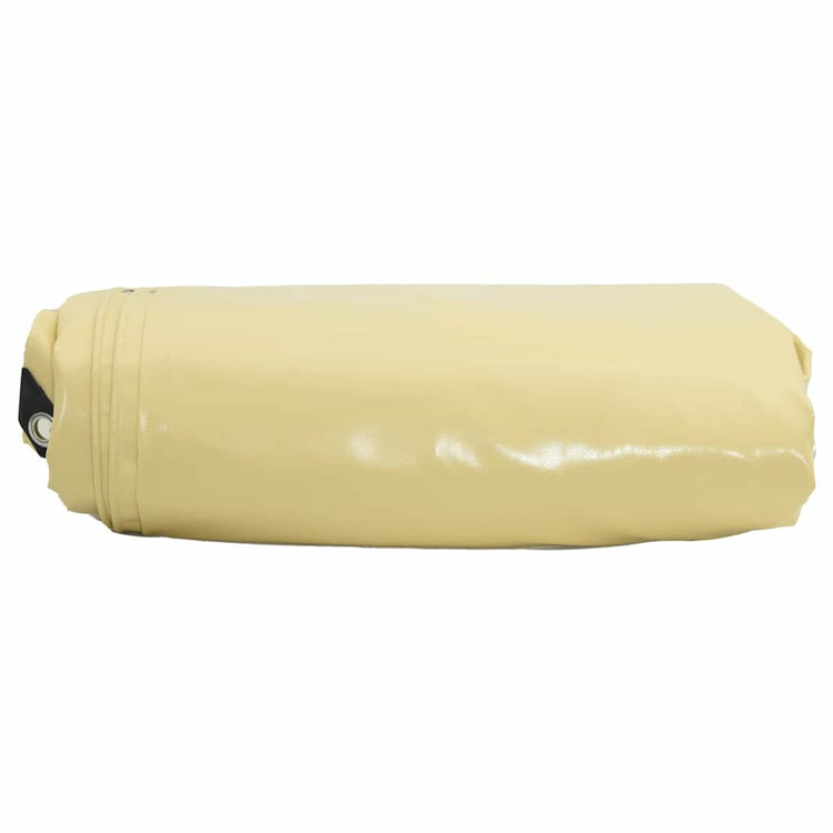 Vidaxl-Plane 650 g m² beige 2,5 x 4,5 m Leinwand mit PVC-Beschichtung