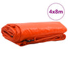 Vidaxl Plane 650g m² Orange 4 x 8 m Plane mit PVC-Beschichtung