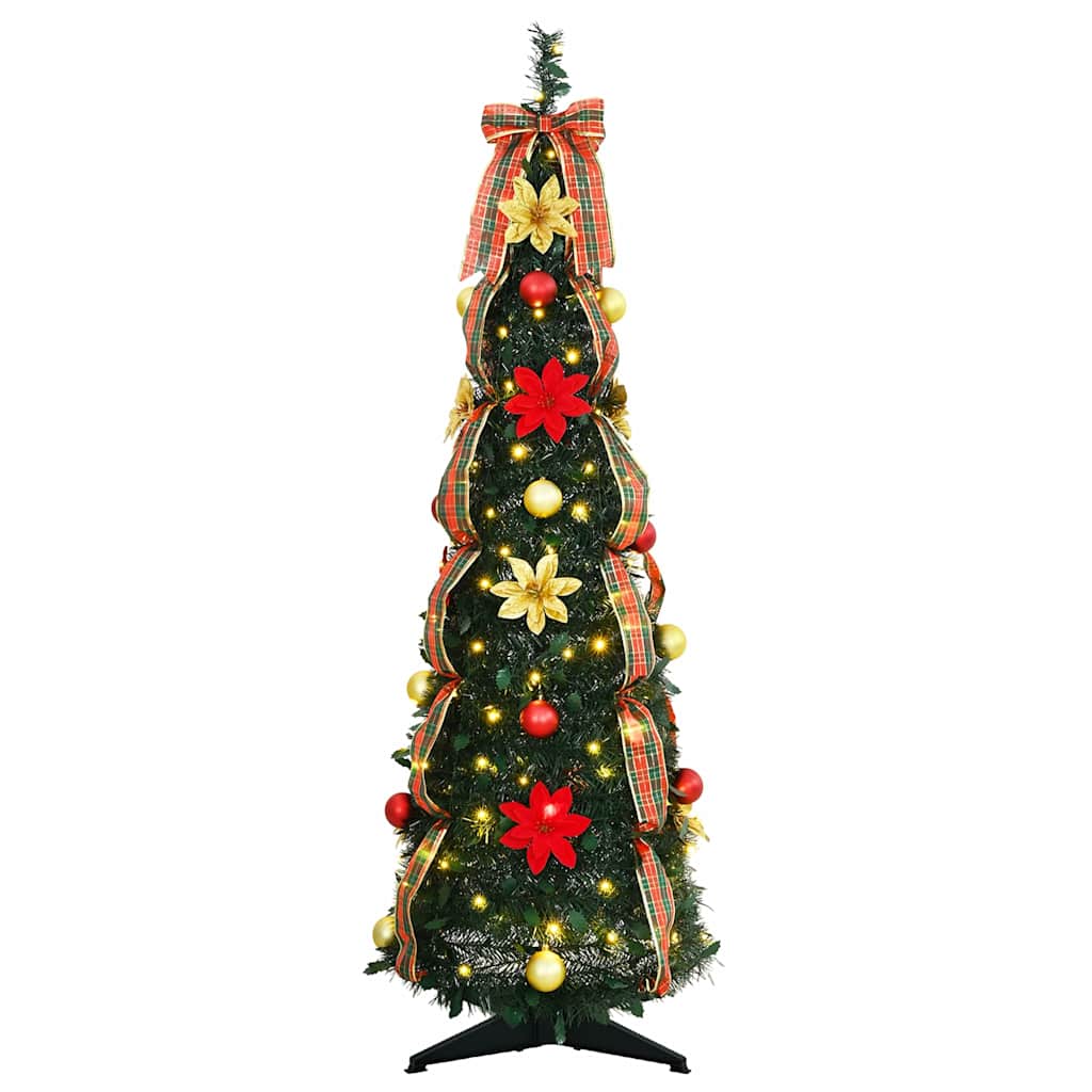 Künstlicher Weihnachtsbaum von Vidaxx mit 50 LEDs mit standardmäßigem grünem 125 cm PVC
