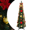 Vidaxx künstlicher Weihnachtsbaum mit 100 LEDs mit Standard-grünem 155 cm PVC
