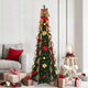 Künstlicher Vidaxx-Weihnachtsbaum mit 150 LEDs mit standardmäßigem grünem 185 cm PVC